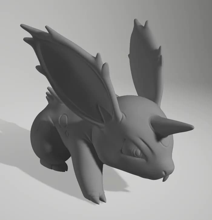 STL - ydeval #029 nidorans render 5