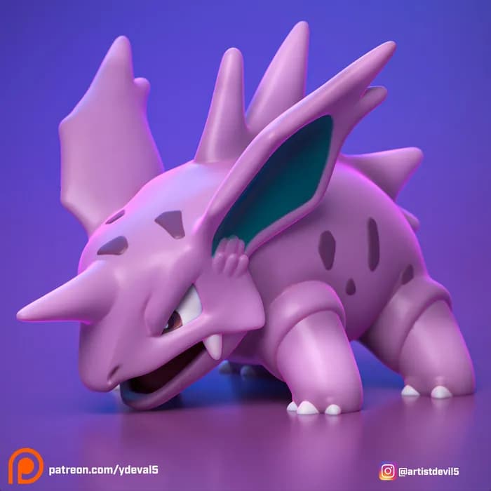 STL - ydeval #033 nidorino