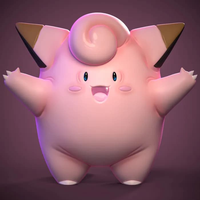STL - ydeval #035 clefairy