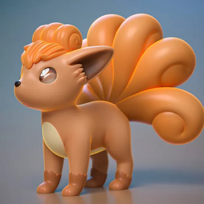 STL - ydeval #037 vulpix