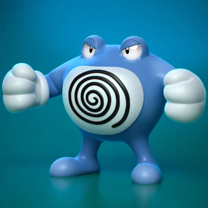 STL - ydeval #062 poliwrath