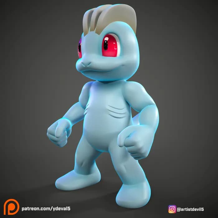 STL - ydeval #066 machop