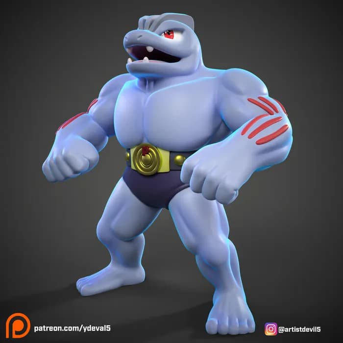 STL - ydeval #067 machoke