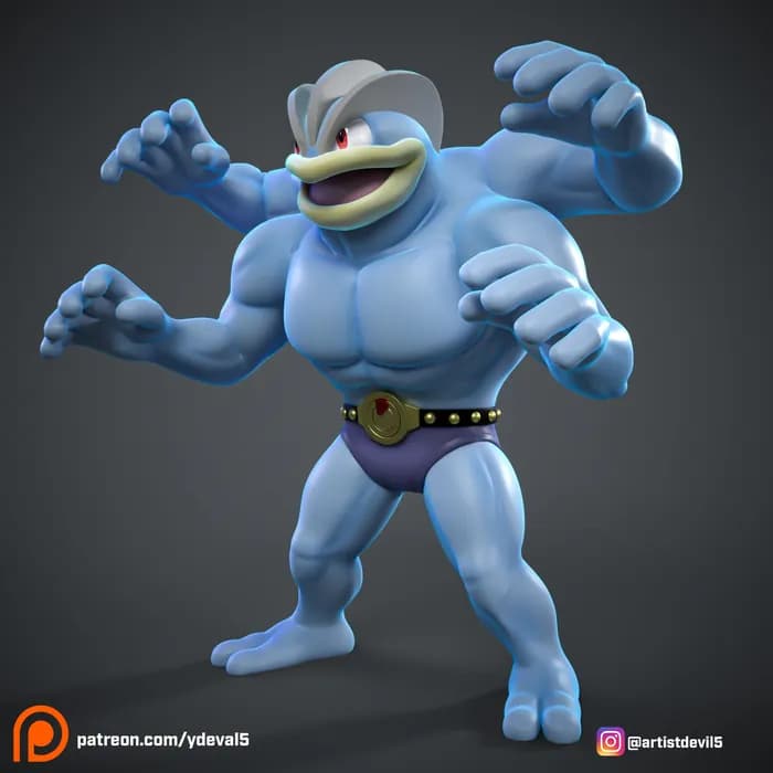 STL - ydeval #068 machamp