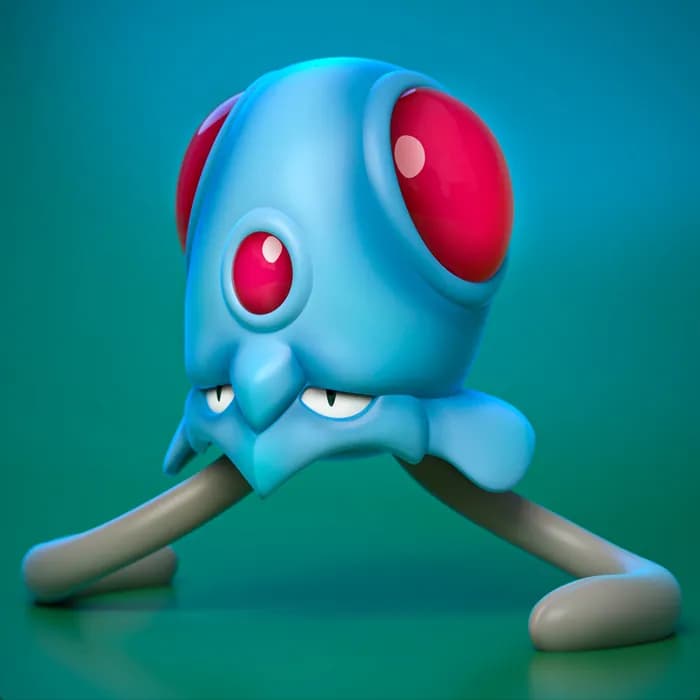 STL - ydeval #072 tentacool