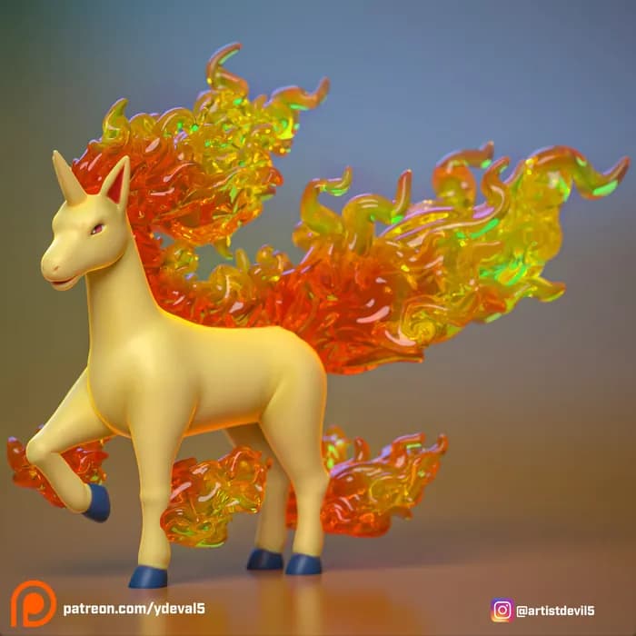 STL - ydeval #078 rapidash