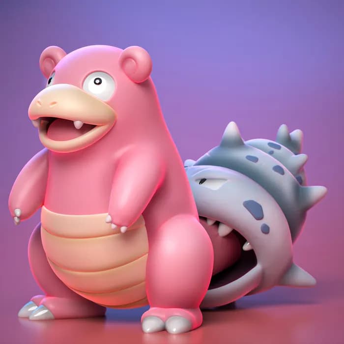 STL - ydeval #080 slowbro