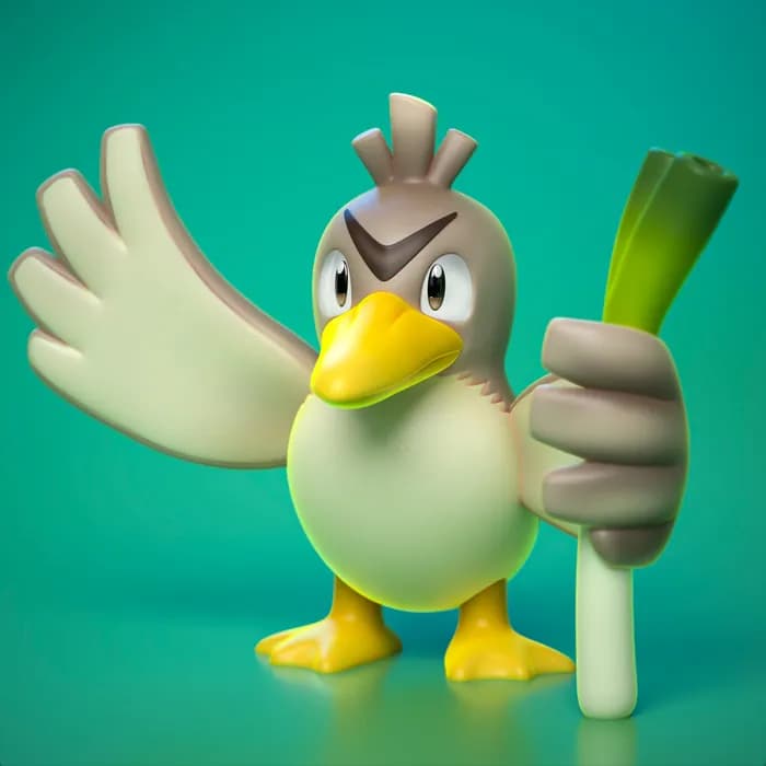 STL - ydeval #083 farfetch'd