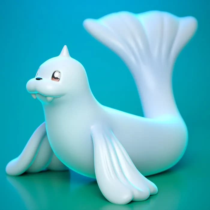 STL - ydeval #087 dewgong render 1