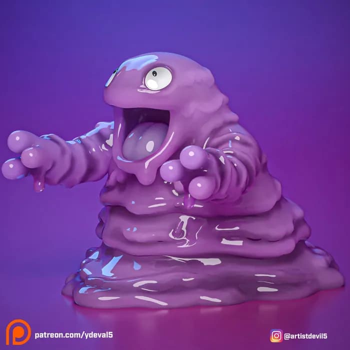 STL - ydeval #088 grimer