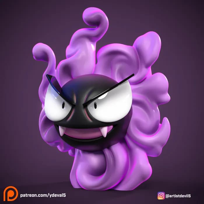 STL - ydeval #092 gastly