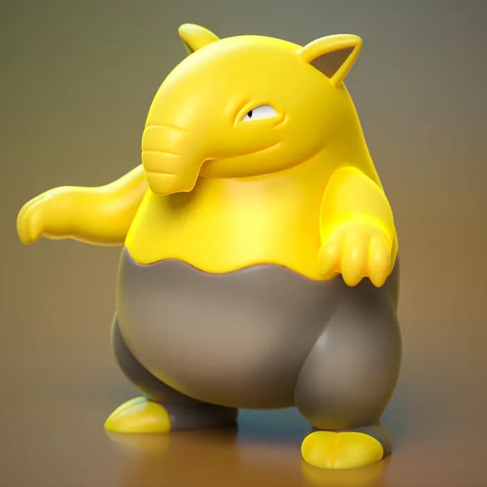 STL - ydeval #096 drowzee