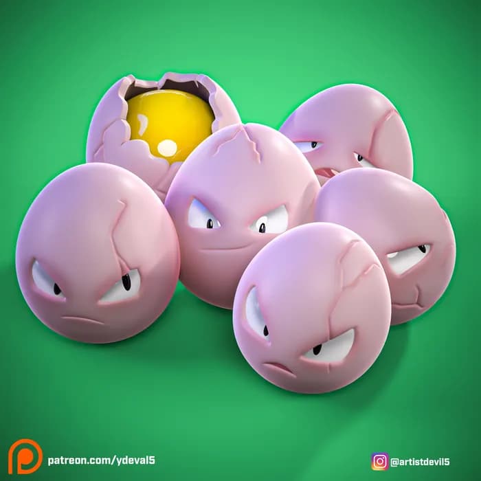 STL - ydeval #102 exeggcute