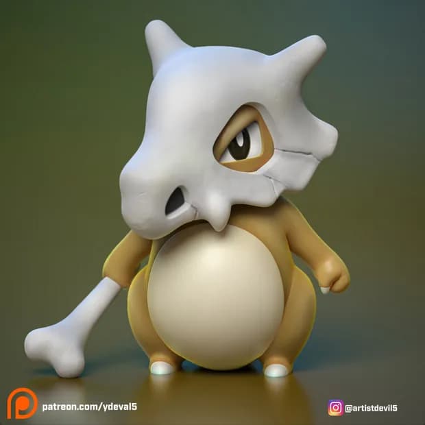 STL - ydeval #104 cubone