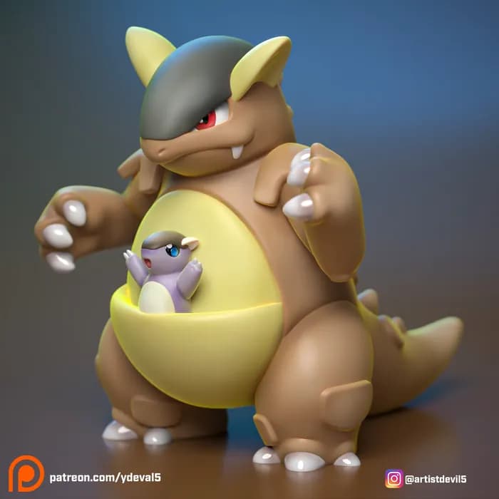 STL - ydeval #115 kangaskhan