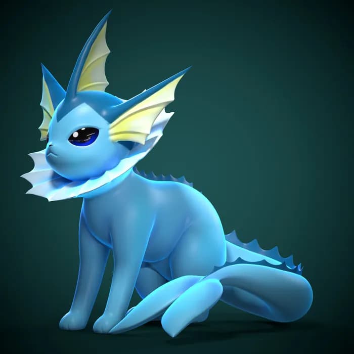 STL - ydeval #134 vaporeon