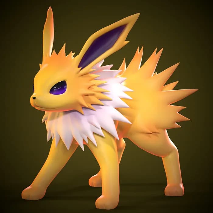 STL - ydeval #135 jolteon render 2