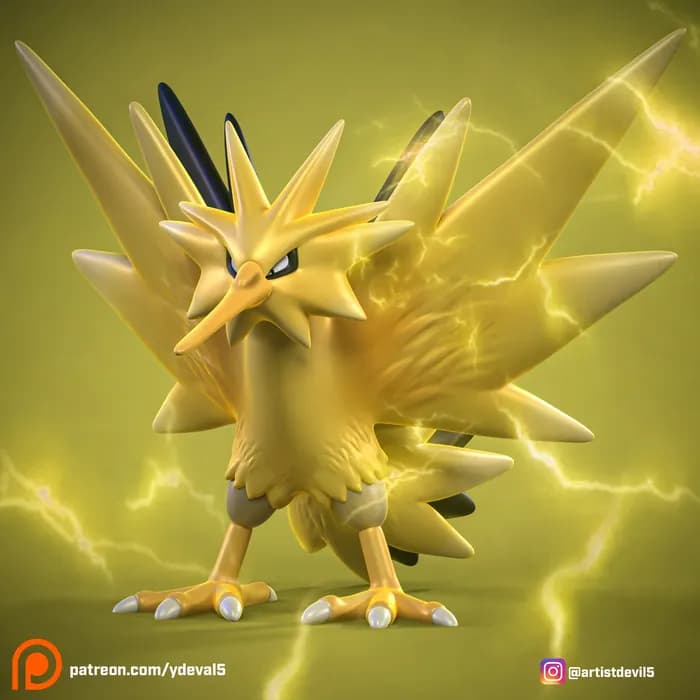 STL - ydeval #145 zapdos