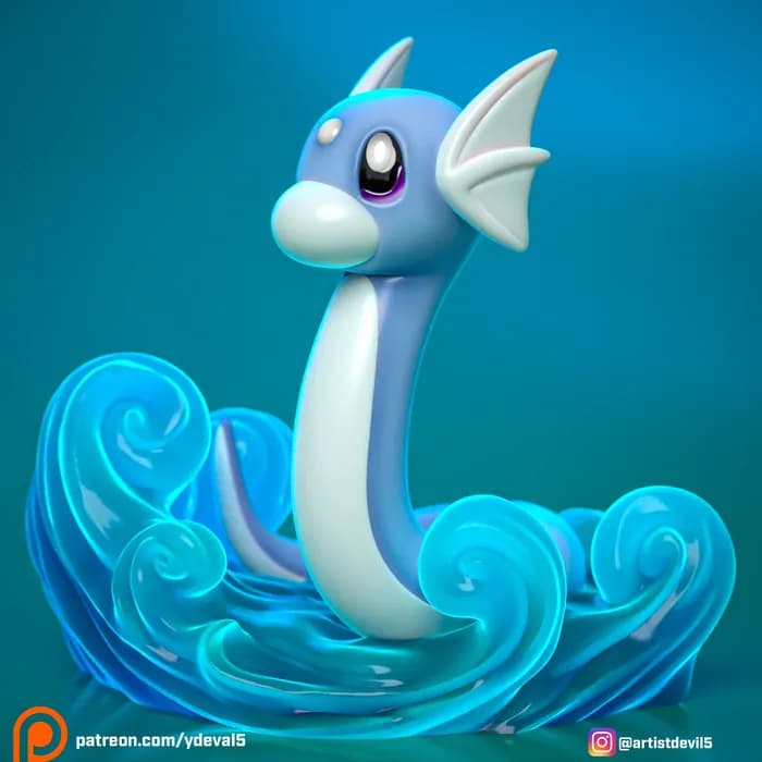 STL - ydeval #147 dratini