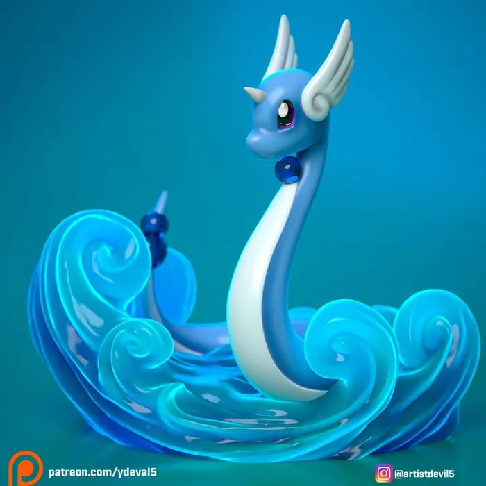 STL - ydeval #148 dragonair
