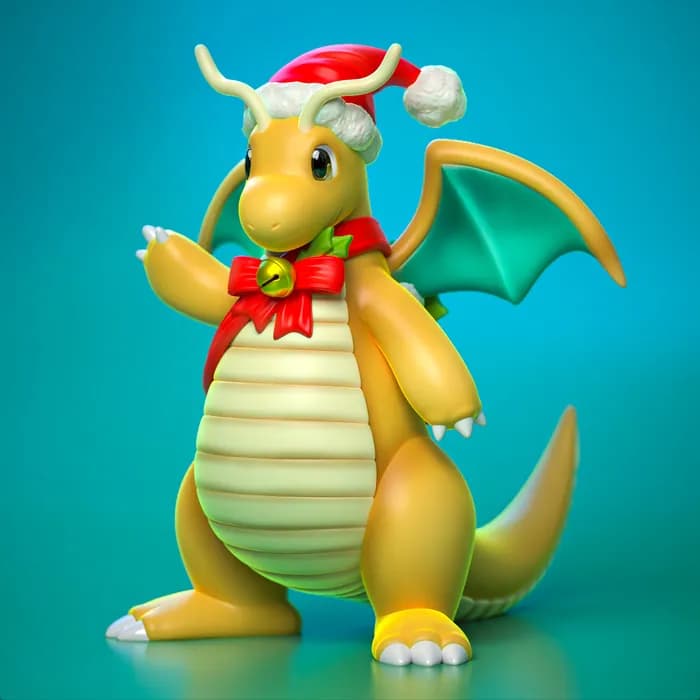 STL - ydeval #149 dragonite render 2