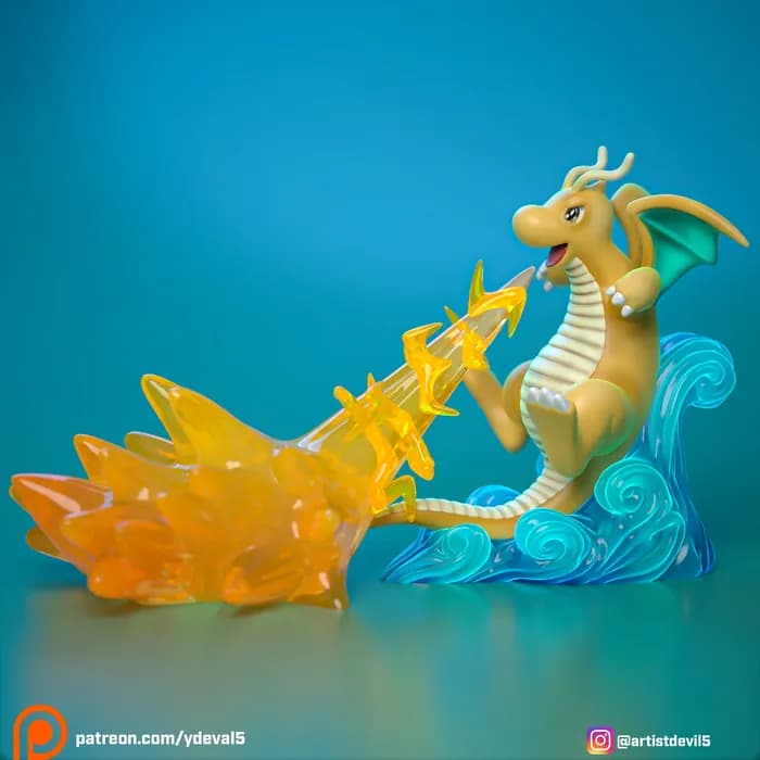 STL - ydeval #149 dragonite render 3