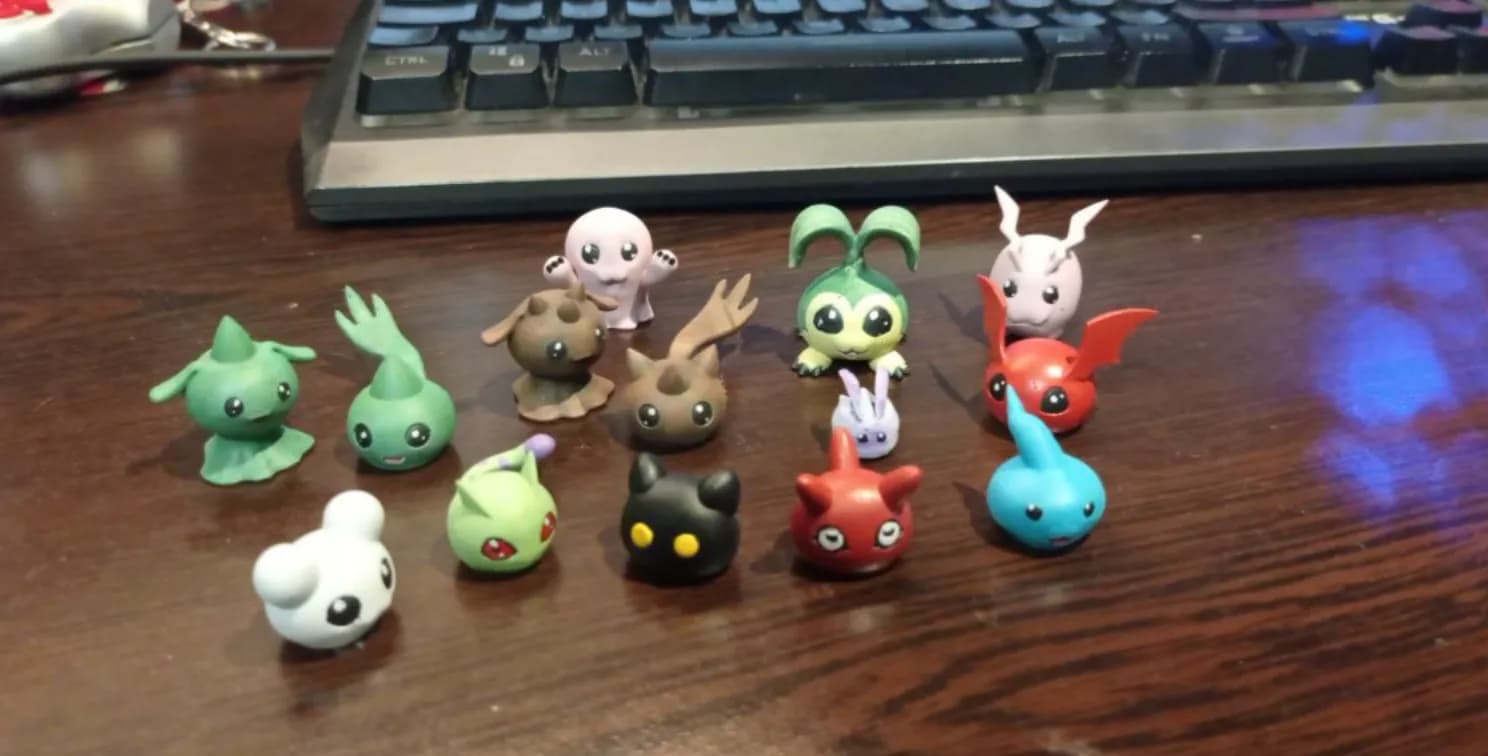 STL - digimon bebes render 2