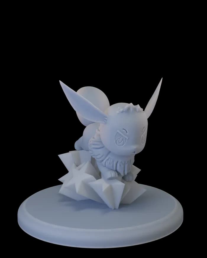 STL - eevee kids collections render 2