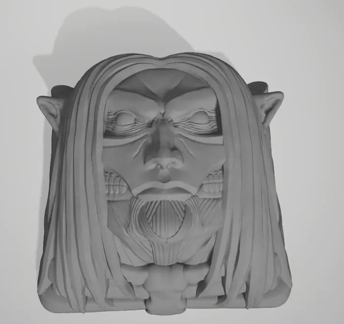 STL - eren founder keycap render 2