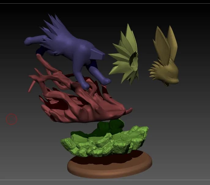 STL - jolteon kids collections render 4