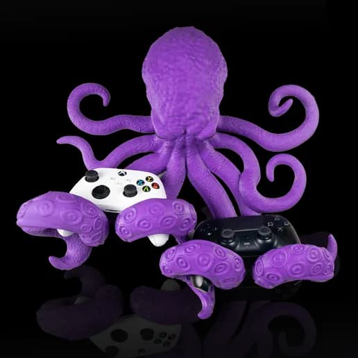 STL - octopus controller and headphone holder