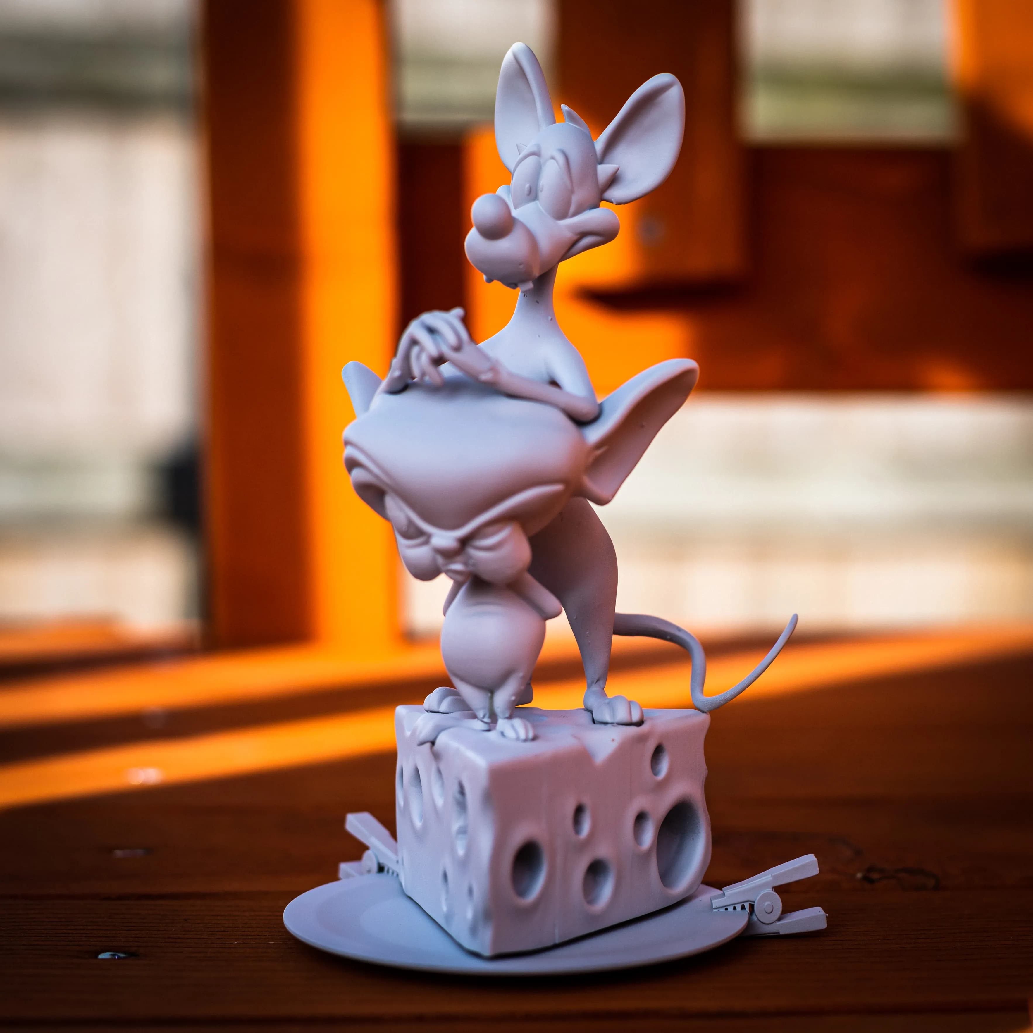 STL - pinky y cerebro render 2