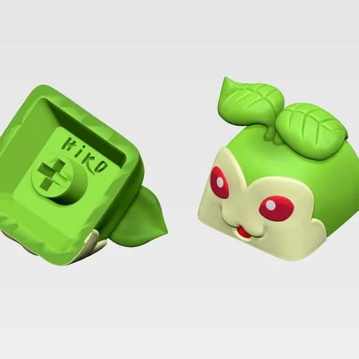 STL - tanemon keycap render 2