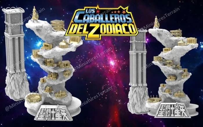 STL - 12 houses knights of the zodiac saint seiya caballeros del zodiaco