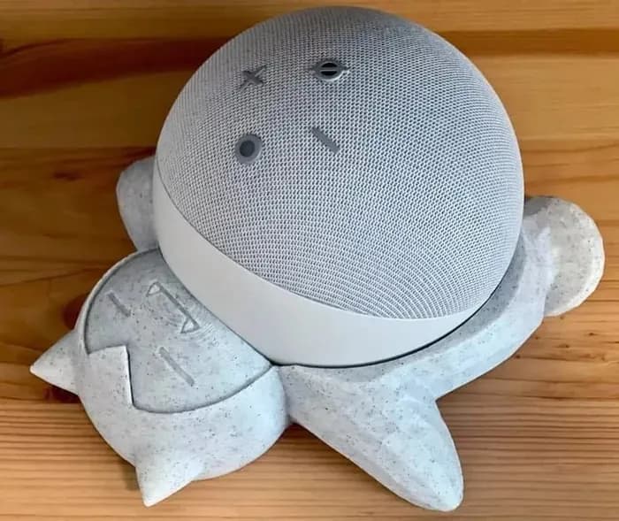 STL - alexa echo dot gen 4 snorlax pokemon soporte render 1