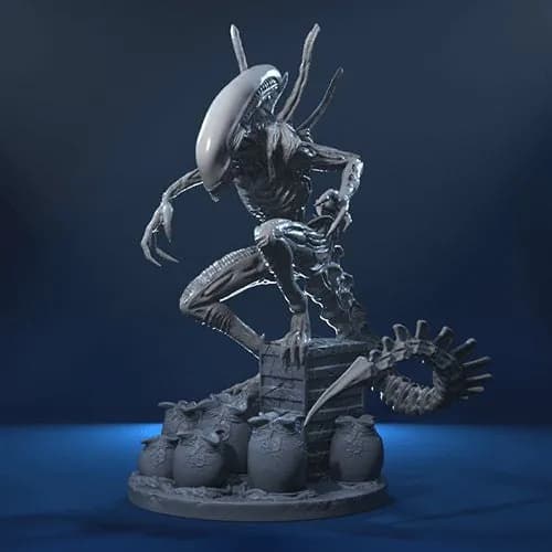 STL - alien xenomorph render 2