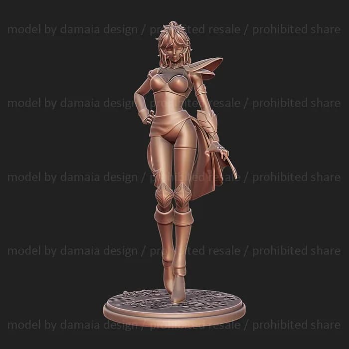 STL - damaia saint seiya marin eagle render 2