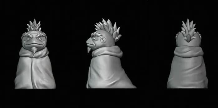 STL - fukasaku naruto render 3
