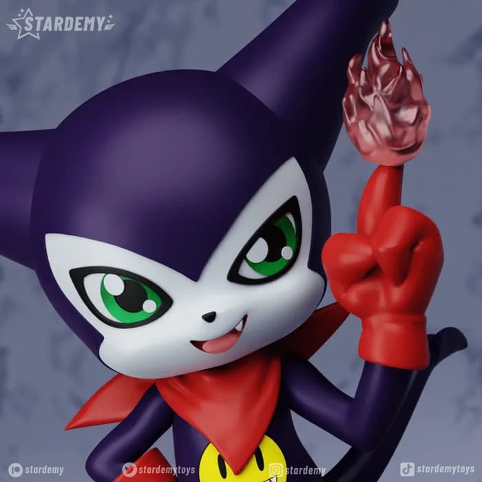 STL - impmon digimon render 2