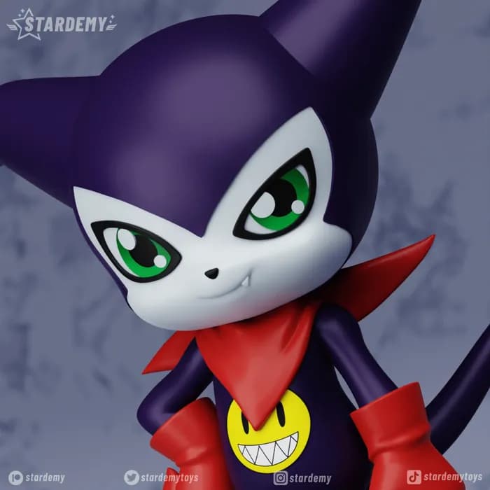 STL - impmon digimon render 5