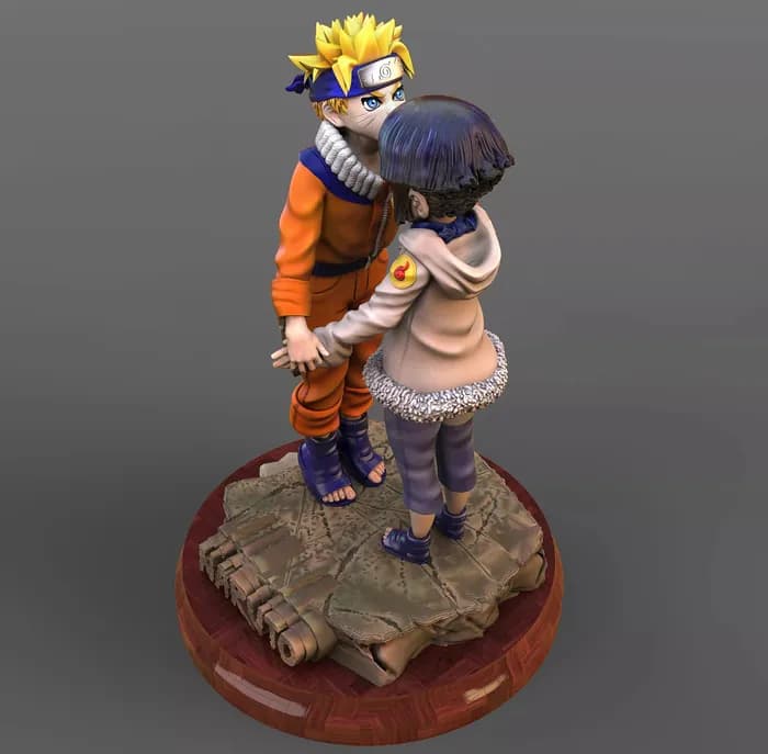 STL - naruto hinata render 5