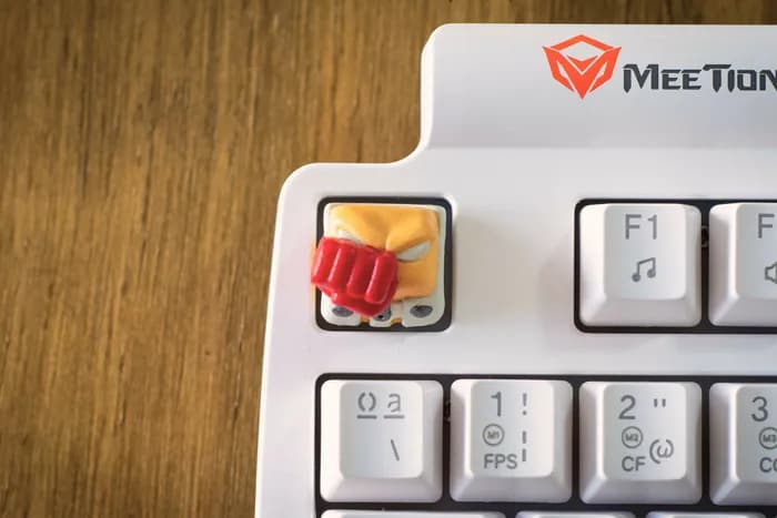 STL - one punch man keycap render 2