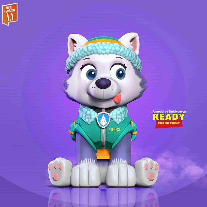 STL - patrulla canina render 2