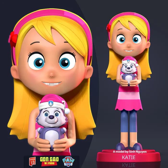 STL - patrulla canina render 4