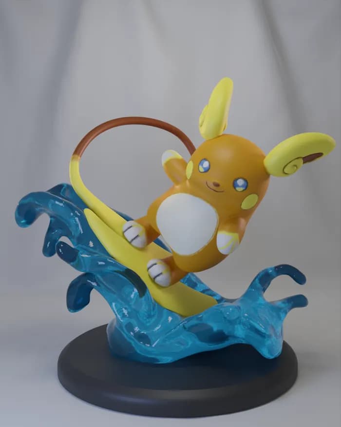 STL - pikachu pack render 3