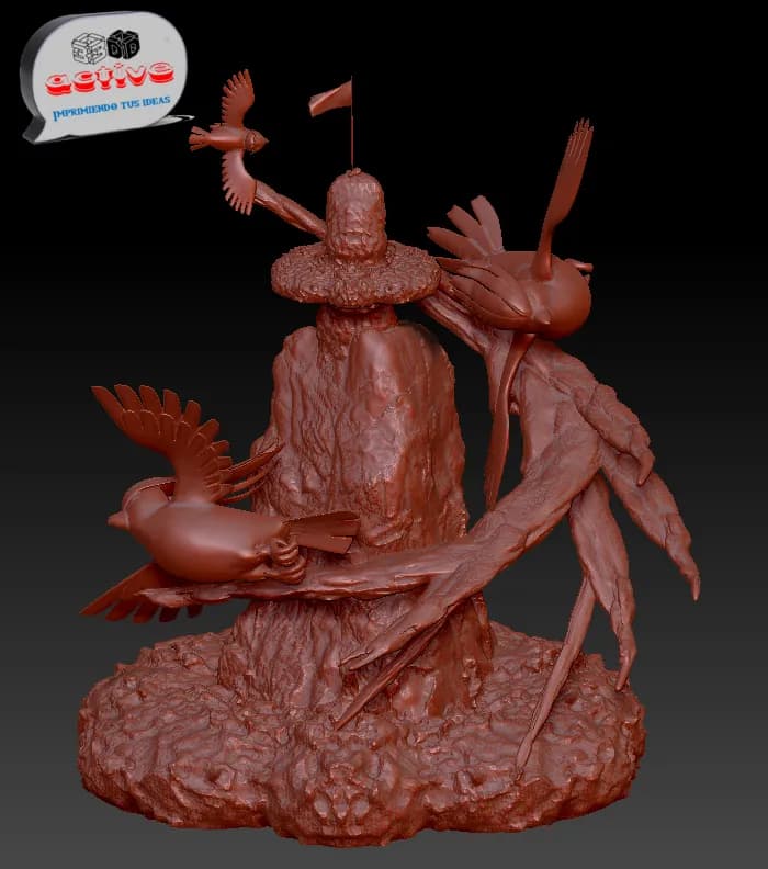 STL - pokemon air team pidgey pidgeotto pidgeot