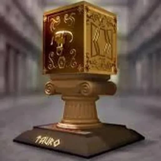 STL - 12 knights of the zodiac pandora box with base saint seiya render 2