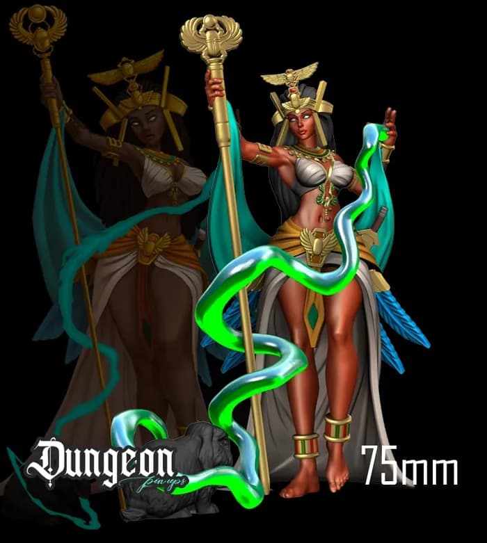 STL - 13 dungeon pin ups may 2022 oracle render 1