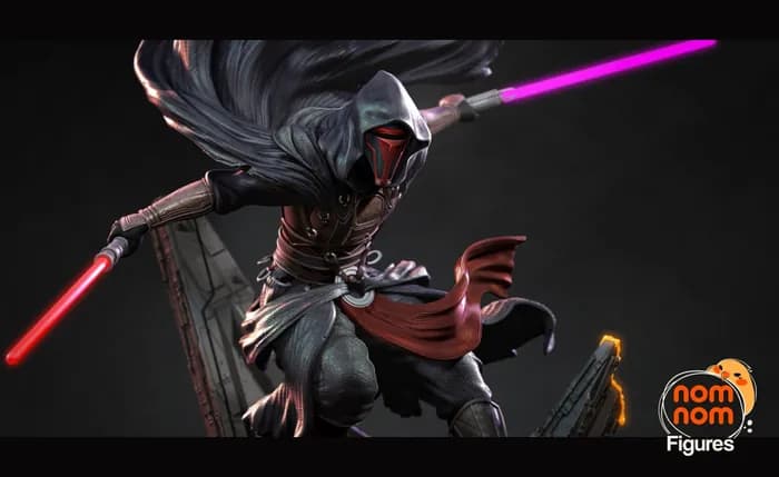 STL - 178mm split darth revan@hehestl render 4