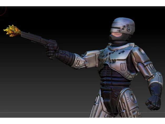 STL - 1987 robocop 3djunkiez render 1